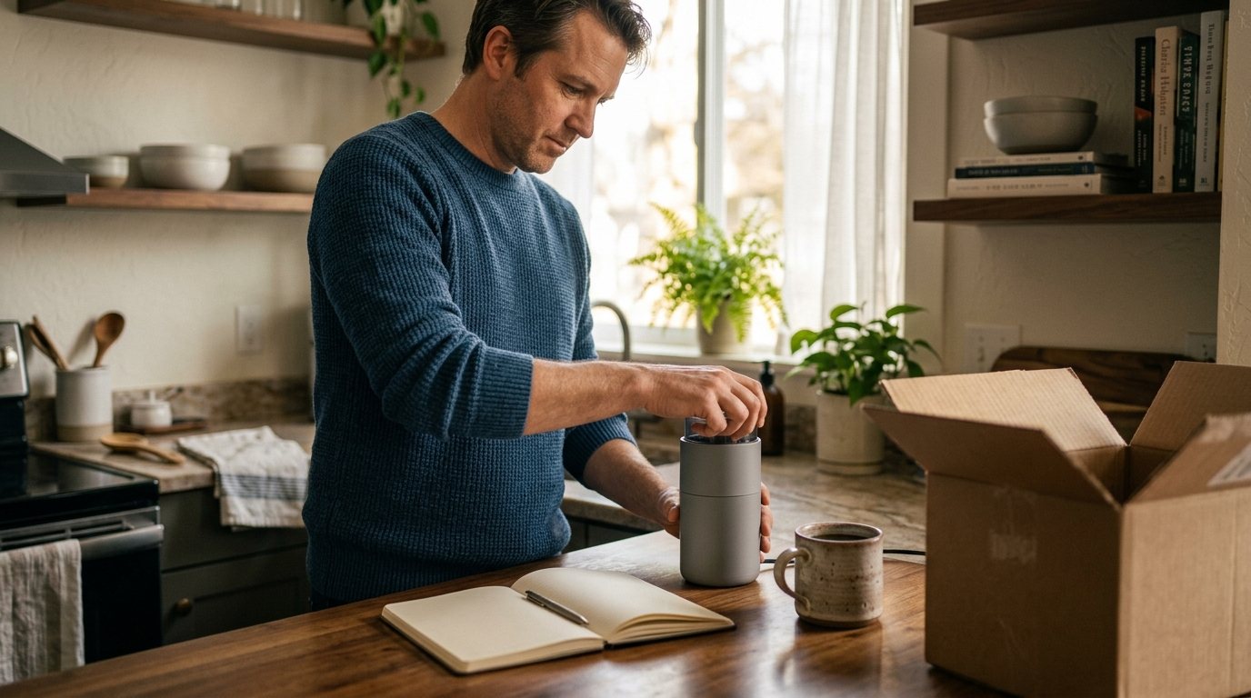 Trying a product at home